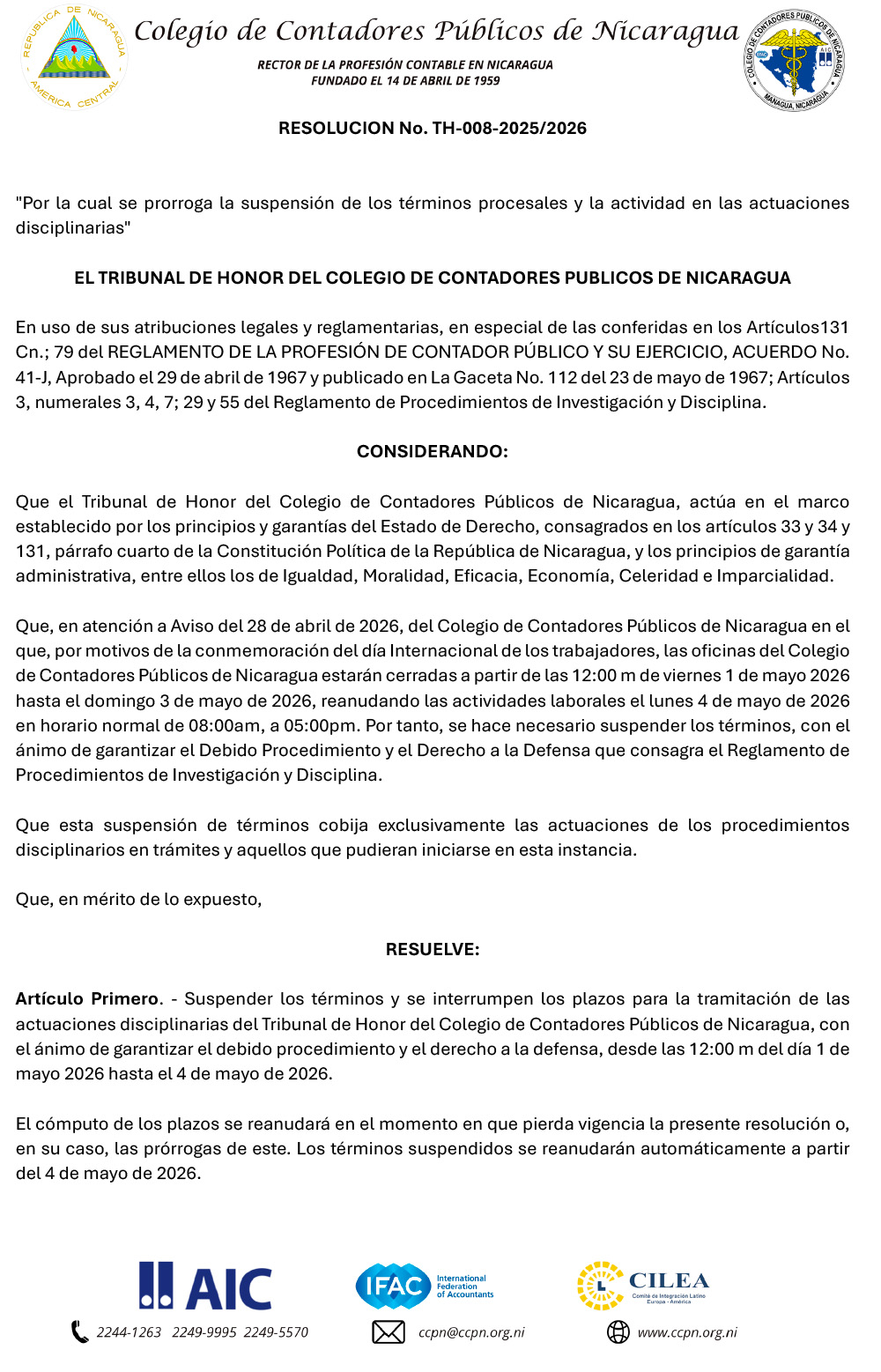RESOLUCION No. TH-007-2025/2026_01